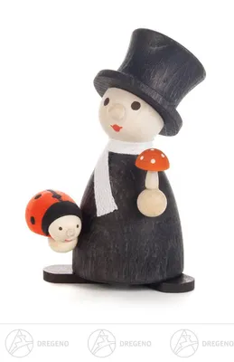 Produktbild von Miniatur Glücksbringer mit Käfer  Höhe ca 7 cm NEU