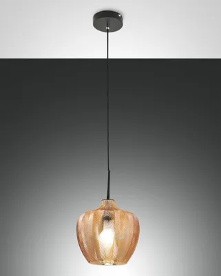 Produktbild von Fabas Luce Pendelleuchte Gallura E27 Ø250mm Bernstein