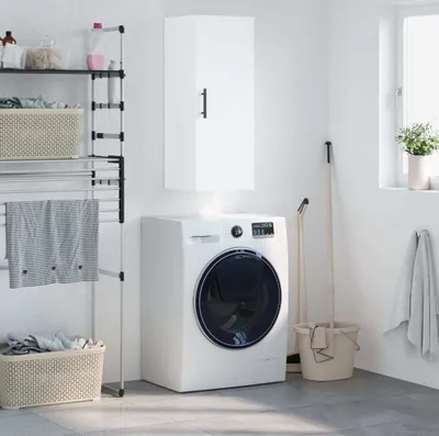 Obrázok produktu pre vidaXL nástenná skrinka biela 34,5x34x90 cm