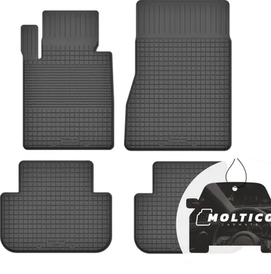 Produktbild von Gummimatten mit Rand Auto Fußmatten Gummi Automatten Passgenau 4-teilig Set - passend für BMW 6-Series E63 2003-2010