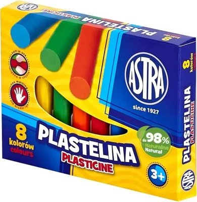Image de Plasticine 8 couleurs Astra