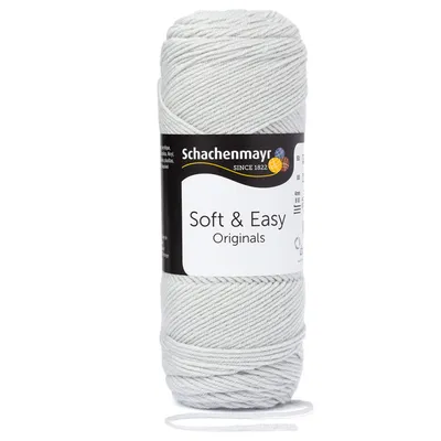 Image de Schachenmayr Soft & Easy, 100g argent fils à tricoter main