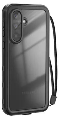 Image de Redpepper, coque Galaxy A56 IP68 étanche antichoc avec bande, noir