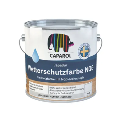 Produktbild von Caparol Capadur Wetterschutzfarbe NQG, weiss, 2,5 Ltr