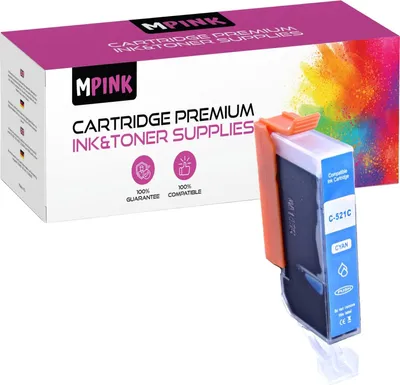 Produktbild von Druckerpatronen für Canon CLI-521C Cyan Pixma iP3600 MP540 MP630 MX860