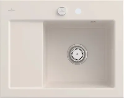 Produktbild von Villeroy & Boch Keramikspüle 331302KR, Subway 45 Compact Einbauspüle - inkl.