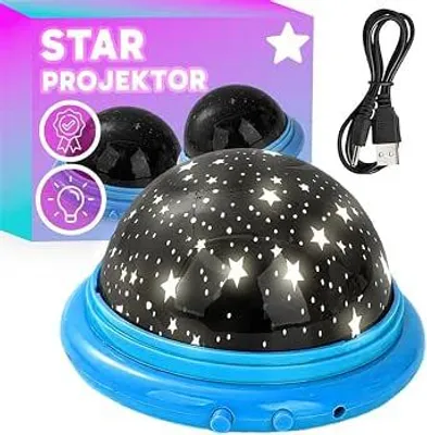 Produktbild von Sterrenprojector LED Kinder - Nachtlamp mit 3 Modi - Sterrenhemel Projector für Schlafzimmer & Baby