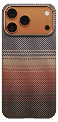 Produktbild von Pitaka KI1702SP, Cover, Apple, iPhone 17 Pro, 16 cm (6.3"), Orange