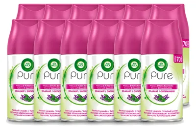 Produktbild von 12 x Air Wick Freshmatic Nachfüller - Entspannend - 250 ml - Vorteilspackung - 12 Stücke