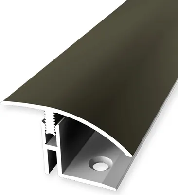 Produktbild von PROVISTON | Übergangsprofil | Parkettausgleich | Breite: 39 mm | Höhenausgleich: 17 - 22 mm | Länge: 2000 mm | Aluminiumprofil | Bronze | 1 Stück