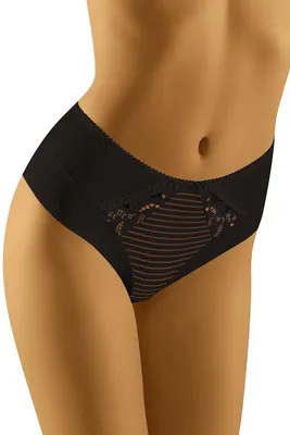 Image de Wol-Bar Eco-Ka noir L Culotte avec high seven