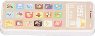 Zdjęcie produktu dla Symulator nauki dla niemowląt, telefon komórkowy, wczesna edukacja, lekka muzyka, wielofunkcyjna zabawka dla małych dzieci, inteligentna z kablem do ładowania
