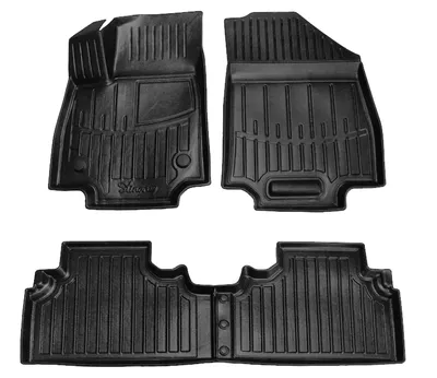 Produktbild von AD Tuning 3D Gummifußmatten Set für Kia EV3 (ab 2024-), Schalenform