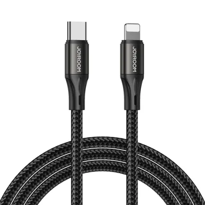 Produktbild von USB-C-Kabel für Lightning Joyroom S-2024N1-PD 20 W 2 m (Schwarz)
