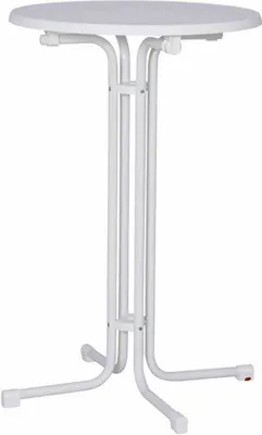 Produktbild von Stehtisch >MFG Stehtische< in weiß, Stahl - 70x110x70x70cm (BxHxTxD)