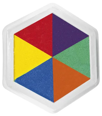 Produktbild von EDUPLAY 220-007 Riesenstempelkissen ca. 14 x 14 cm Multicolor, 6 Farben, mehrfarbig