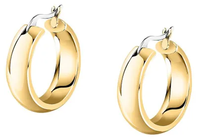 Immagine prodotto di Eleganti orecchini a cerchio placcati in oro Creole SAUP33