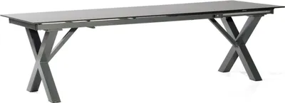 Produktbild von Sonnenpartner Base-Spectra Ausziehtisch 200/260x100 cm Alu anthrazit wählbare Platte