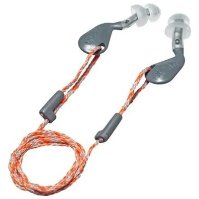 Image de uvex bouchons d'oreilles xact-fit 2124019 gris, transparent SNR 26 dB 50 paires taille S