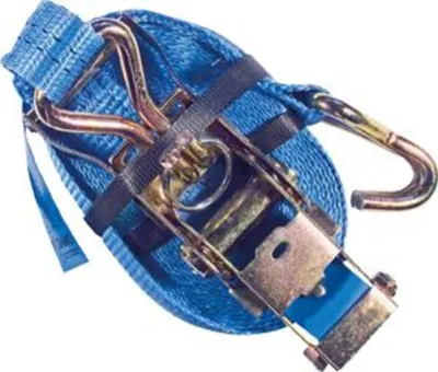 Produktbild von McBull Zurrgurt, 2-tlg., 35 mm, 8 m, 1000/2000 daN, Druckratsche/Spitzhaken