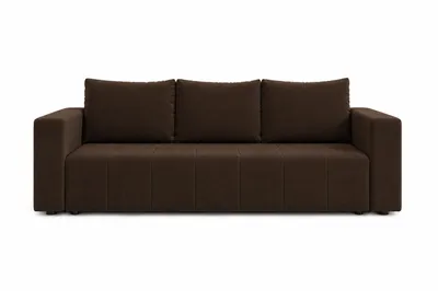 Obrázek produktu pro Sofa MADERA, barva hnědá, potah MONOLIT, moderní rozkládací pohovka, rozměry 232 × 83 x 92 cm, Obrázek vytvořený pomocí AI