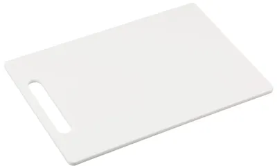 Productafbeelding van Snijplank van PP-kunststof, 37 x 25 x 0,8 cm, wit