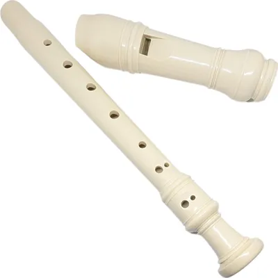 Produktbild von pi-music Flutina Blockflöte - Deutsche Griffweise mit Tasche und Reinigungsstab