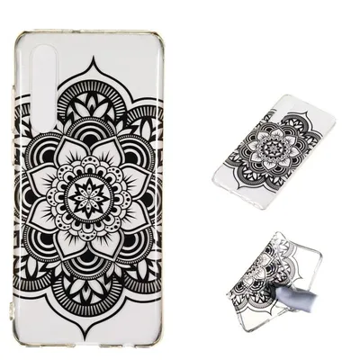 Produktbild von Huawei P30 Handy Hülle Silikon Case Schutzhülle Cover Etui Motiv Blume