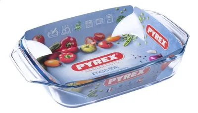 Obrázek produktu pro Pečicí forma Pyrex s uchy - obdélník - borosilikát - 35 x 23 cm
