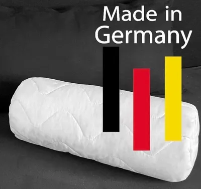 Produktbild von 2er Set NACKENROLLEN "Traum-Wohl" 15 x 40 cm Allergiker-geeignet, weiß,  in Deutschland hergestellt