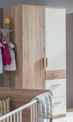 Produktbild von Kleiderschrank Drehtürenschrank Kleideraufbewahrung Schrank Schlafen "Canton I"