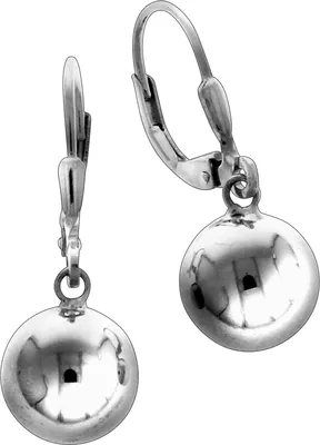 Produktbild von F Ohrhänger 925/- Sterling Silber 2,8cm weiß 025230037