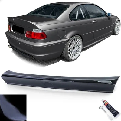 Produktbild von Heckspoiler Ducktail schwarz glänzend für BMW 3er E46 Coupe 1999-2006