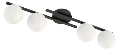 Immagine prodotto di Lampada a sospensione KAIRO bianco e nero 4xE14x15W in metallo, dimensioni: 19x87x20 cm, IP20, Emibig