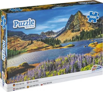 Obrázok produktu pre Puzzle pohľad na jazero 50 x 70 cm - 1000 dielikov