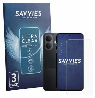 Produktbild von 6x Für Xiaomi Poco X8 (Display+Kamera) Schutzfolie Savvies Displayschutz Display Schutz Folie Klar Transparent