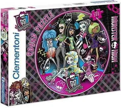 Produktbild von Monster High Puzzle rund 500 Teile - Cementoni 30313