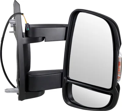 Produktbild von SPJ - 7850129 - Außenspiegel rechts manuell verstellbar 16 W medium Spiegelarm - Fiat Ducato Typ 250 - Peugeot Boxer Citroen Jumper