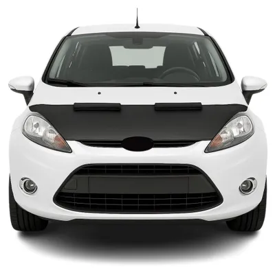 Produktbild von Haubenbra Steinschlagschutz Bonnet Bra für Ford Fiesta 6 2009-2012 Schwarz Halb