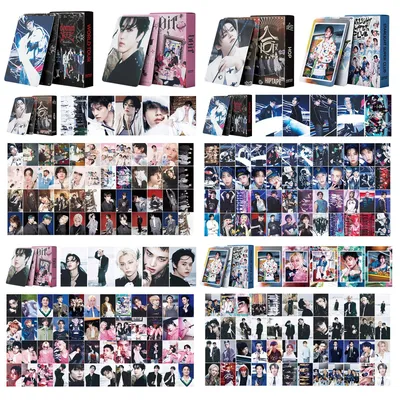 Stray Kids 5 Star Album Fotokarten, 220 Stück, K-Pop Sammelkarten
