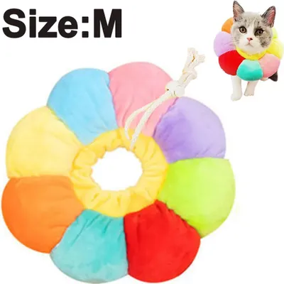 Produktbild von Weiches Halsband für Katzen, weicher Katzenschutz, bissfrei, sicher, verstellbar, Schutzhalsband für Haustiere, Katzen, Hunde, Welpen, Kätzchen