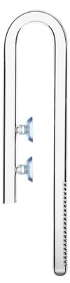Aquarium Glas-Zulaufrohr 17mm für 16/22mm Schlauch