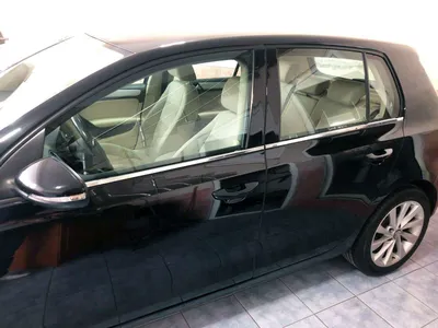 Zdjęcie produktu dla Chromowane listwy podokienne ze stali nierdzewnej do VW GOLF 6 VI | 4 DRZWI | 2008-2012 | 4-częściowy zestaw