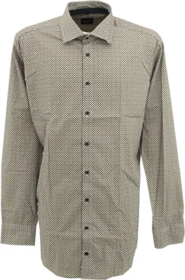 Produktbild von 31103 Venti, , Herren langarm Hemd, Popeline, weiß mit Unidruck, 46