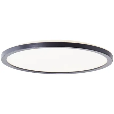 Produktbild von BRILLIANT schwarzes LED Deckenaufbau-Paneel Milton | Ø 30cm | 18W 2000 Lumen 4000K | Kunststoff
