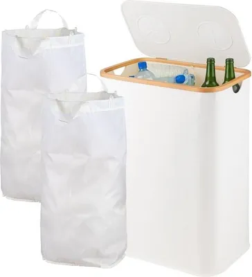 Produktbild von Pfandflaschen-Recyclingbehälter, 2 Fächer, 60-100 Flaschen
