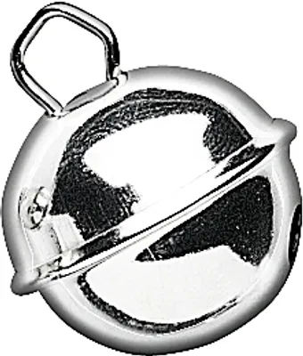 Produktbild von Metallglöckchen 24mm Durchmesser silberfarbig VE=5x4 Stück