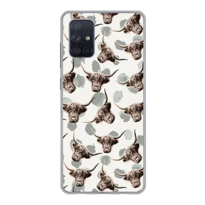 Produktbild von MuchoWow® Handyhülle Schutzhülle Hülle für Samsung Galaxy A51 5G Kuh - Schottischer Highlander - Tiere Silikon Softcase Handy Hülle - Abbildung
