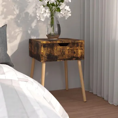 Obrázok produktu pre vidaXL Nočný stolík Smoked Oak 40x40x56 cm odvodený výrobok z dreva