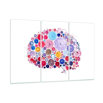 Produktbild von Bilder auf glas - Gehirn Innovation Inspiration - 105x70cm - Glasbilder - Wandbilder - Kunstdruck - zum Aufhängen bereit - Wanddekoration aus Glas - Glas Bilder - Wandbild auf Glas - GCE105x70-2977